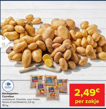 Carrefour Aardappelen aanbieding