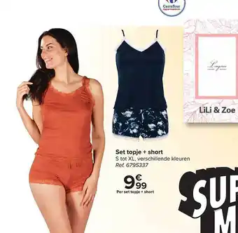 Carrefour Topje, Short aanbieding