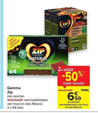 Carrefour Gamma Zip aanbieding