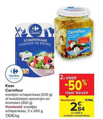 Carrefour Kaas aanbieding