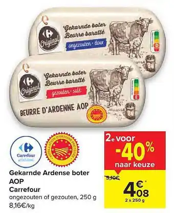 Gekarnde Ardense Boter Aop