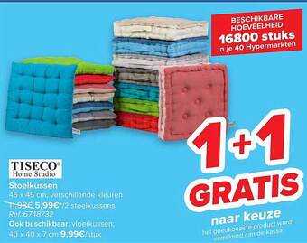 Carrefour Stoelkussen aanbieding