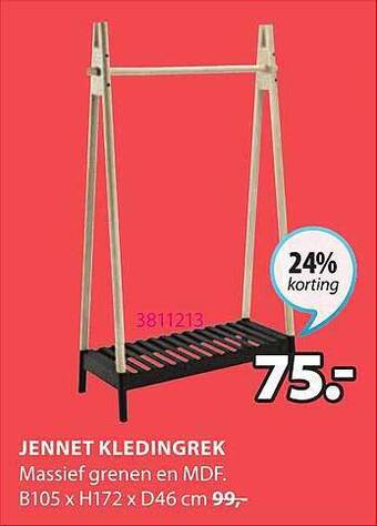 Jysk Jennet Kledingrek aanbieding