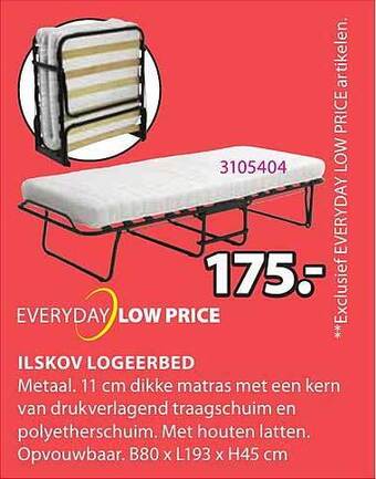 Jysk Ilskov Logeerbed aanbieding