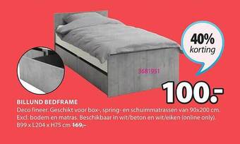 Jysk Billund Bedframe aanbieding
