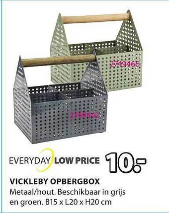 Jysk Vickleby Opbergbox aanbieding