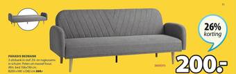 Jysk Paradis Bedbank aanbieding