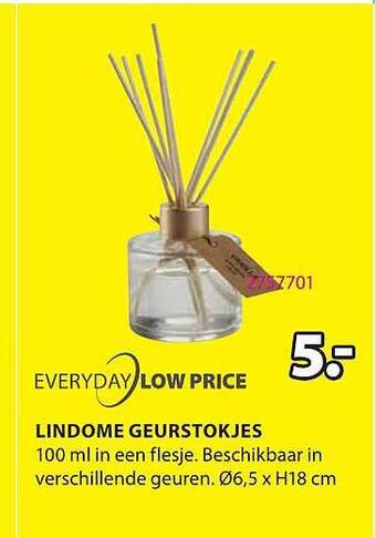 Jysk Lindome Geurstokjes aanbieding