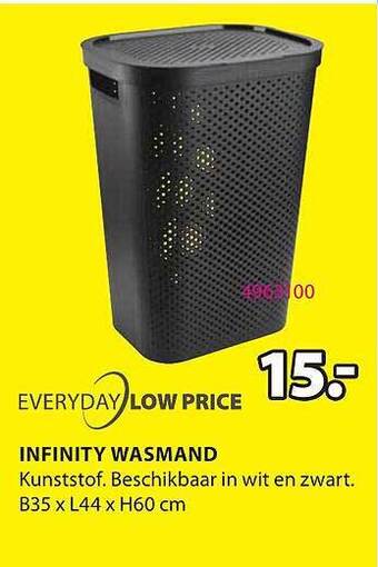 Jysk Infinity Wasmand aanbieding