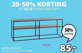 Jysk Virum Tv Meubel aanbieding