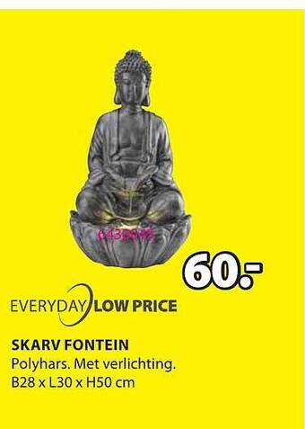 Jysk Skarv Fontein aanbieding