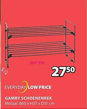 Jysk Gamby Schoenenrek aanbieding