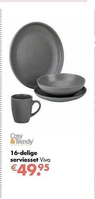 Multi bazar Serviesset aanbieding