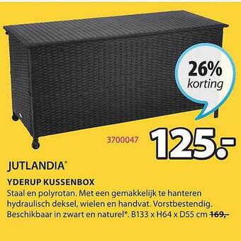 Jysk Yderup Kussenbox aanbieding