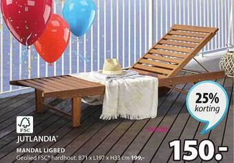 Jysk Mandal Ligbed aanbieding