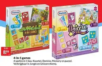 4-in-1 games