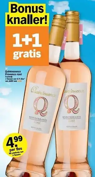 Albert Heijn Quintessence provence rosé aanbieding