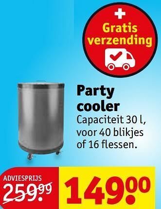 Kruidvat Party cooler aanbieding