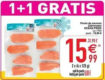 Cora Pavés de saumon zalmmoten ocean pride aanbieding