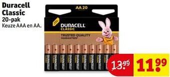 Kruidvat Duracell classic aanbieding