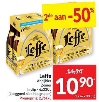 Intermarché Leffe abdijbier zomer aanbieding