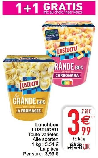 Lunchbox lustucru