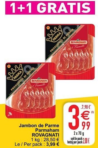 Jambon de parme parmaham rovagnati
