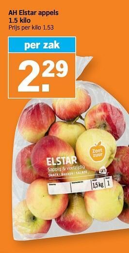 Albert Heijn Ah elstar appels aanbieding