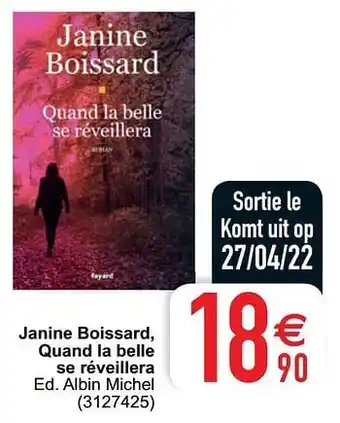 Janine boissard quand la belle se réveillera