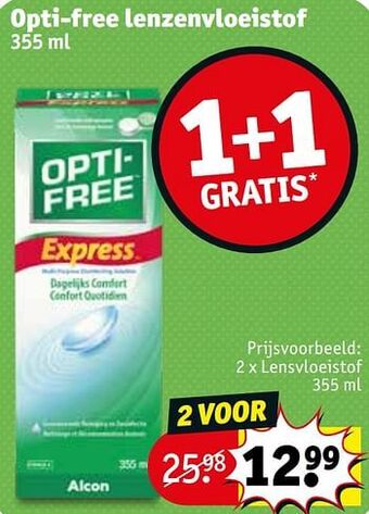 Kruidvat Lensvloeistof aanbieding