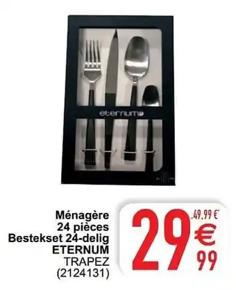 Ménagère 24 pièces bestekset 24-delig eternum trapez