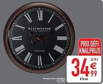 Cora Horloge murale - wandklok aanbieding