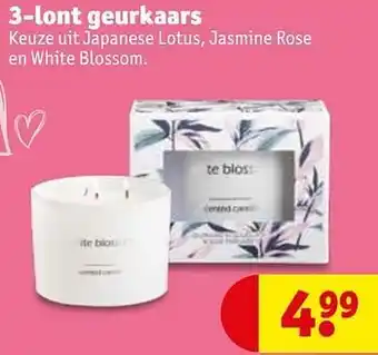 3-lont geurkaars