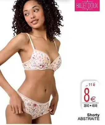Cora Shorty abstraite aanbieding