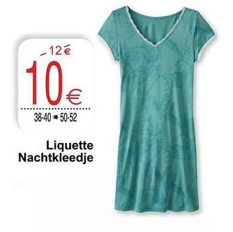 Cora Liquette nachtkleedje aanbieding