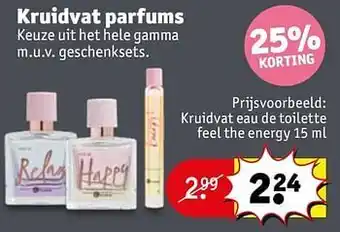 Kruidvat eau de toilette feel the energy