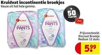 Kruidvat Discreet broekje medium aanbieding