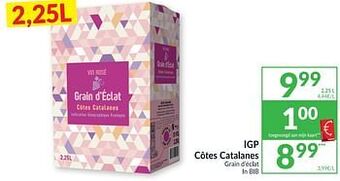 Intermarché Igp côtes catalanes grain d`éclat aanbieding