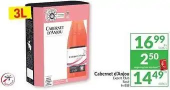 Intermarché Cabernet d`anjou expert club rosé aanbieding