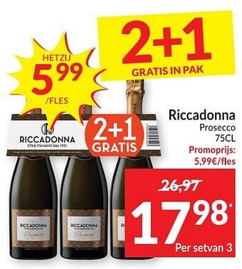 Intermarché Riccadonna prosecco aanbieding