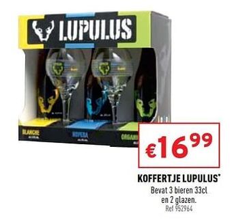 Trafic Koffertje lupulus aanbieding