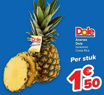 Carrefour Ananas dole aanbieding