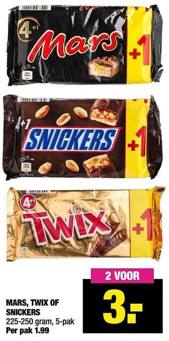 Mars twix of snickers