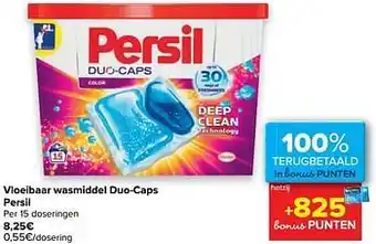 Vloeibaar wasmiddel duo-caps persil