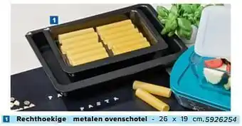 Carrefour Rechthoekige metalen ovenschotel aanbieding