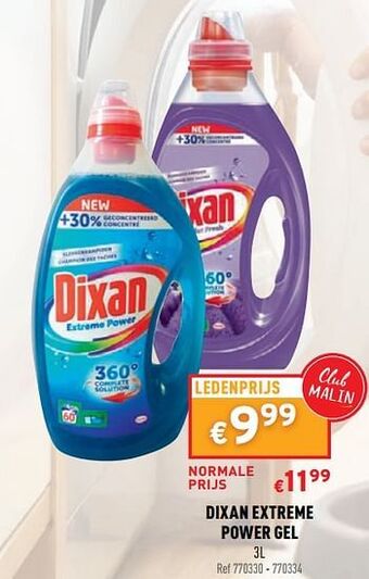 Trafic Dixan extreme power gel aanbieding