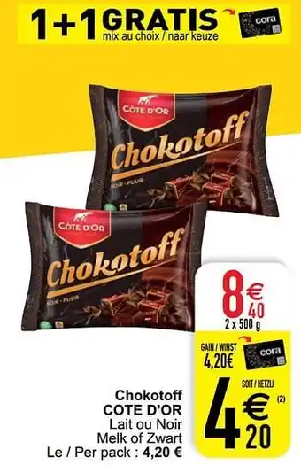 Cora Chokotoff cote d’or aanbieding