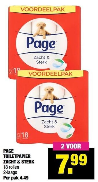 Page toiletpapier zacht + sterk