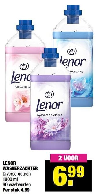 Big Bazar Lenor wasverzachter aanbieding