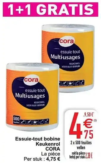Cora Essuie-tout bobine keukenrol cora aanbieding